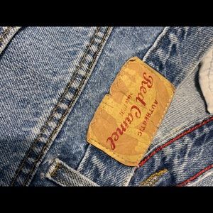 Red Camel 38W x32L Vintage Jeans Distressed